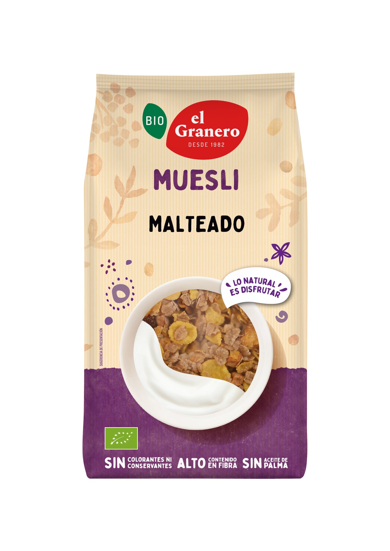 Muesli Maltado Biológico El Granero 400gr
