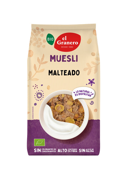 Muesli Maltado Biológico El Granero 400gr