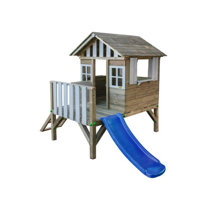 Casita De Madera Masgames Lollipop Elevada Blanca._1