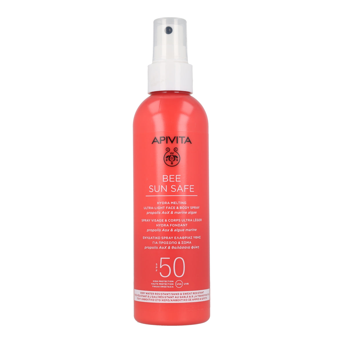 Spray Solar Hydra Melting FPS50 Apivita 200ml
