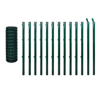 Set De Euro Valla Acero Verde 25x1 M / Vetonek_2