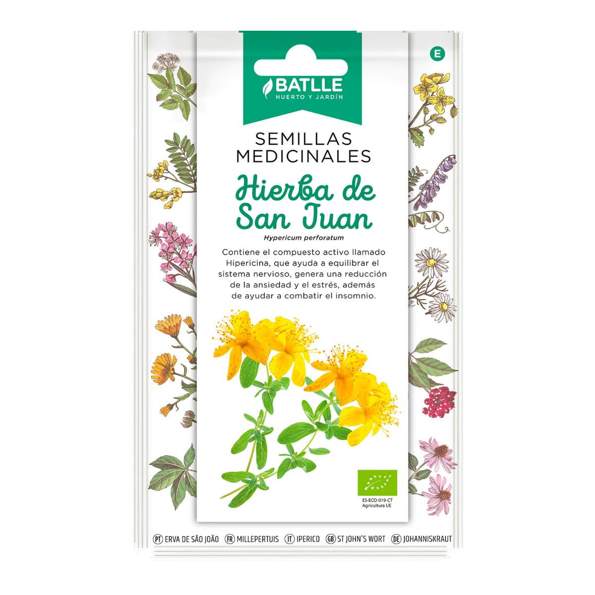 Sementes de erva-de-são-joão orgânicas Batlle