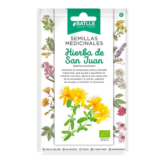 Sementes de Erva-de-São-João Medicinal Biológica Batlle