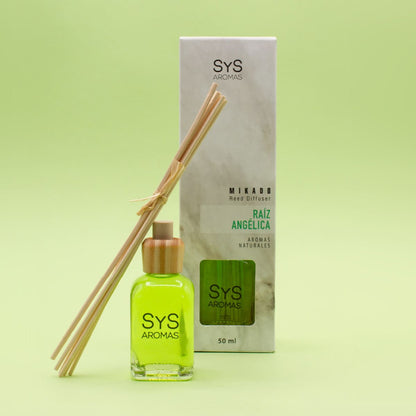 Ambientador Mikado Raíz de Angélica 50 ml | Aroma Herbal y Elegante | Efecto Relajante | Fragancia Duradera_1