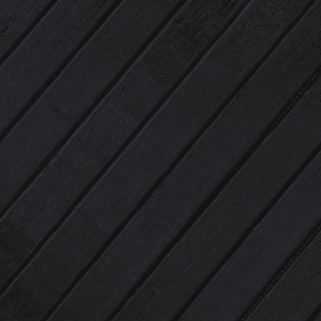 Alfombra Rectangular Bambú Negro 70x400 Cm / Vetonek_5