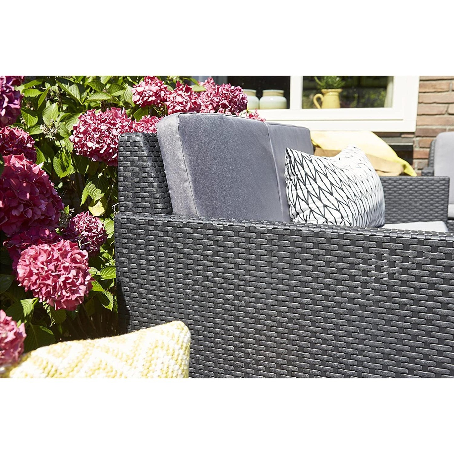 Conjunto de mobiliário de jardim Keter Chicago Lounge Graphite