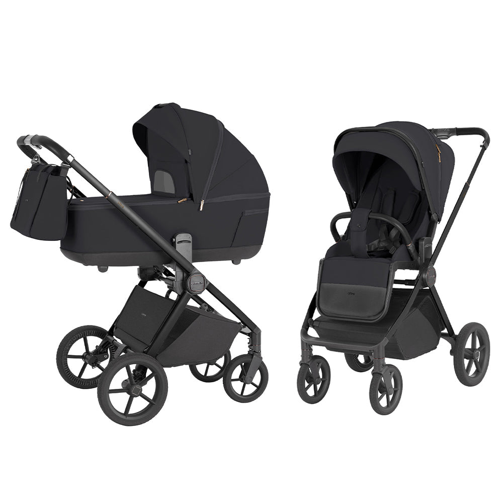 Carrello Carrito De Bebé Ultra Dúo 2 En 1 Basalt Black_0