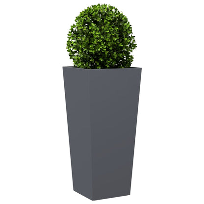 Jardineras Hexagonales 2 Uds Acero Antracita 35x35x75 Cm_3