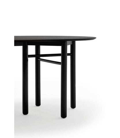 Mesa Ovalada Para Cocina O Comedor Modelo Junco Acabado Negro, 100cm(ancho) 75cm(alto) 200_2