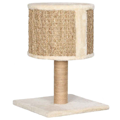 Vidaxl Árbol Para Gatos Con Casa Y Poste Rascador 52 Cm Hierba Marina_4