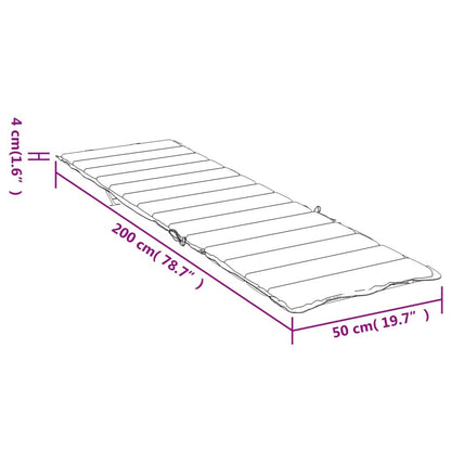 Vidaxl Cojín De Tumbona Tela Oxford Turquesa_2