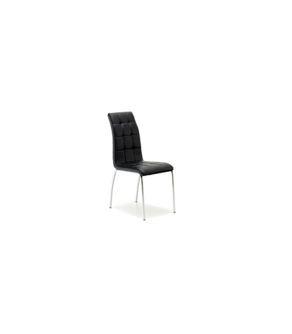 Silla Borja Dc-1107 Tapizada En Simil Piel Negro, 96cm(alto) 42cm(ancho) 60cm(largo)_4