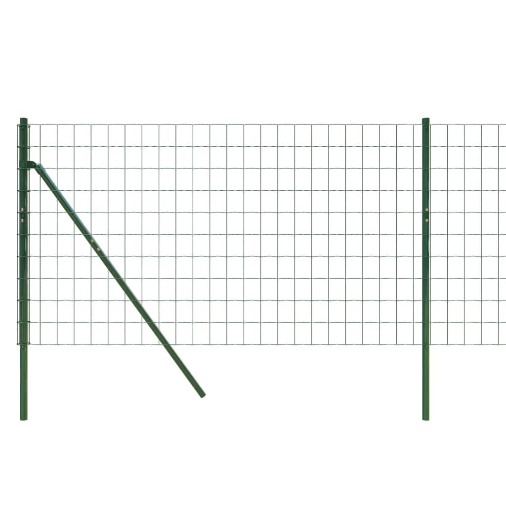 Cerca De Alambre De Acero Galvanizado Verde 1x10 M / Vetonek_3