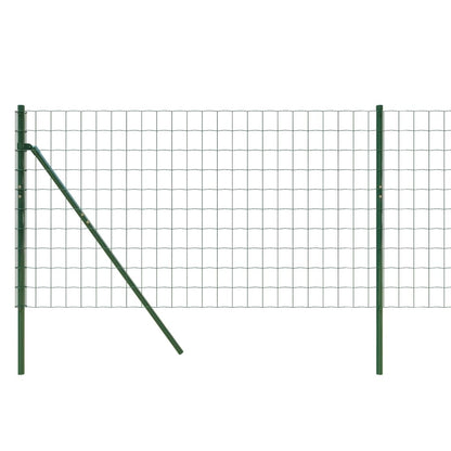 Cerca De Alambre De Acero Galvanizado Verde 1x10 M / Vetonek_3