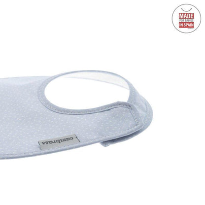 Babete redondo com velcro azul celeste/Cambrass Rain