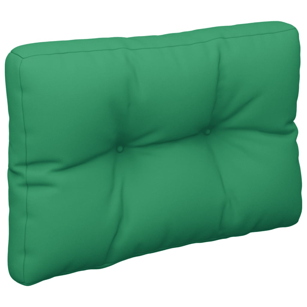 Vidaxl Cojines Para Palets 2 Unidades Tela Verde_3