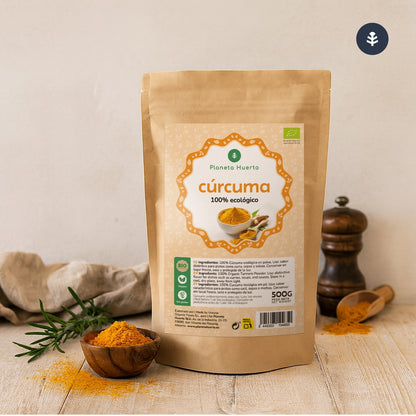 Cúrcuma em pó ECO Planeta Huerto 500 g