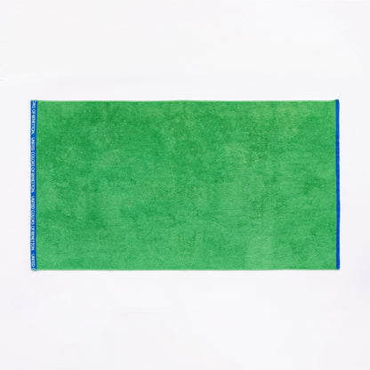 Toalla De Playa 90x160cm 420gsm 100% Algodón Terry Verde Rainbow Be_3