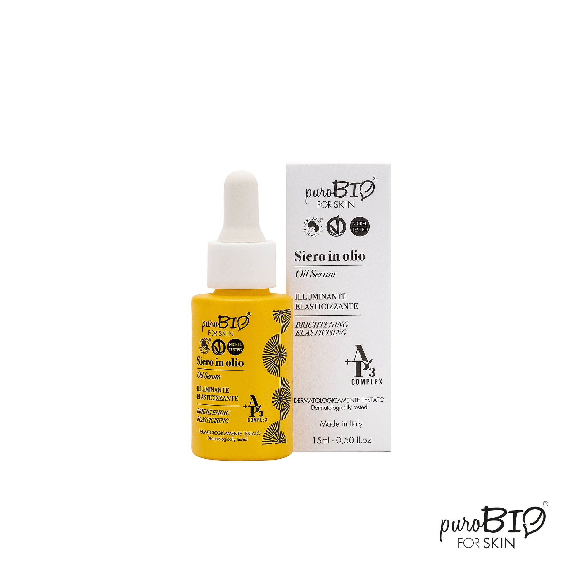 Sérum Facial Elastizante Efecto Iluminador Purobio 15 ml_0