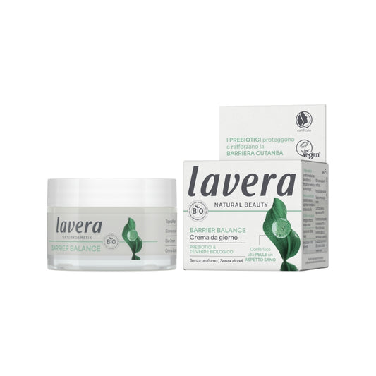 Barrier Balance Creme de Dia Unissexo Prebióticos e Chá Verde Lavera 50ml