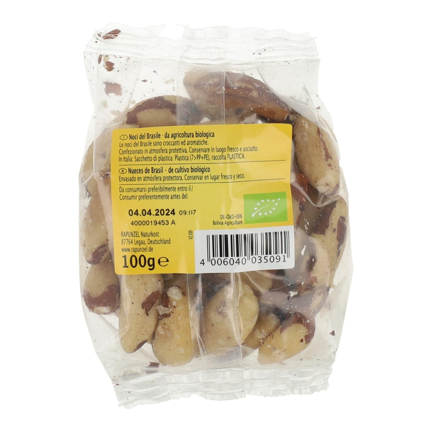 Rapunzel Castanha do Brasil 100 g