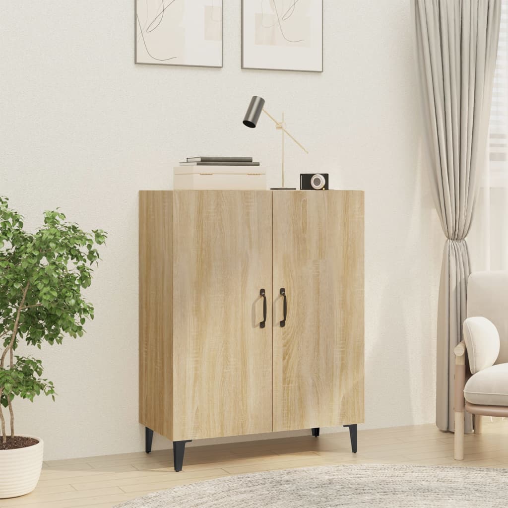 Aparador De Madera Contrachapada Roble Sonoma 70x34x90 Cm / Vetonek_3