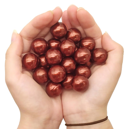 Bolsa Regalo 12 Perlas De Baño Aroma Vainilla - Con Aceite De Soja - Hidrata, Suaviza Y Perfuma La Piel - Forma Bola_1