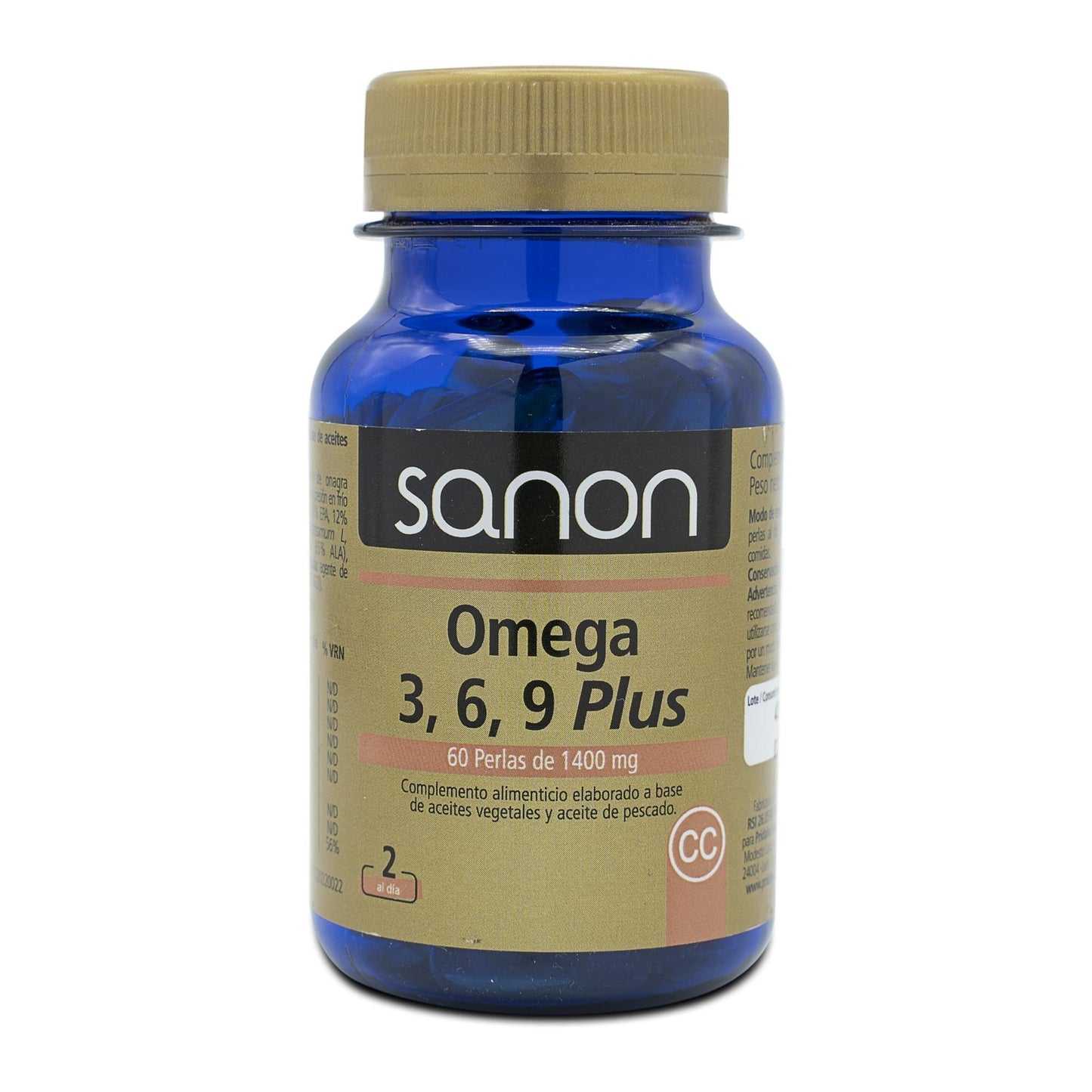 Ómega 3,6,9 mais SANON 60 pérolas 1400 mg