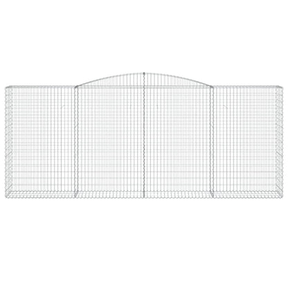 Cestas De Gaviones 7 Uds Forma De Arco Hierro 400x50x160/180 Cm_3