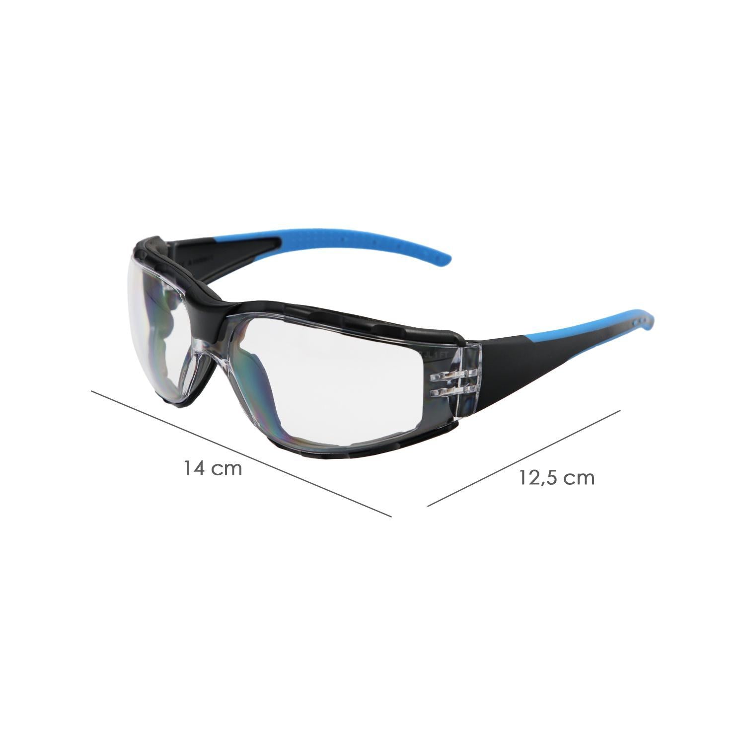 Gafas De Seguridad Acolchadas Cristales Transparentes Con Patillas Engomadas En/166_1