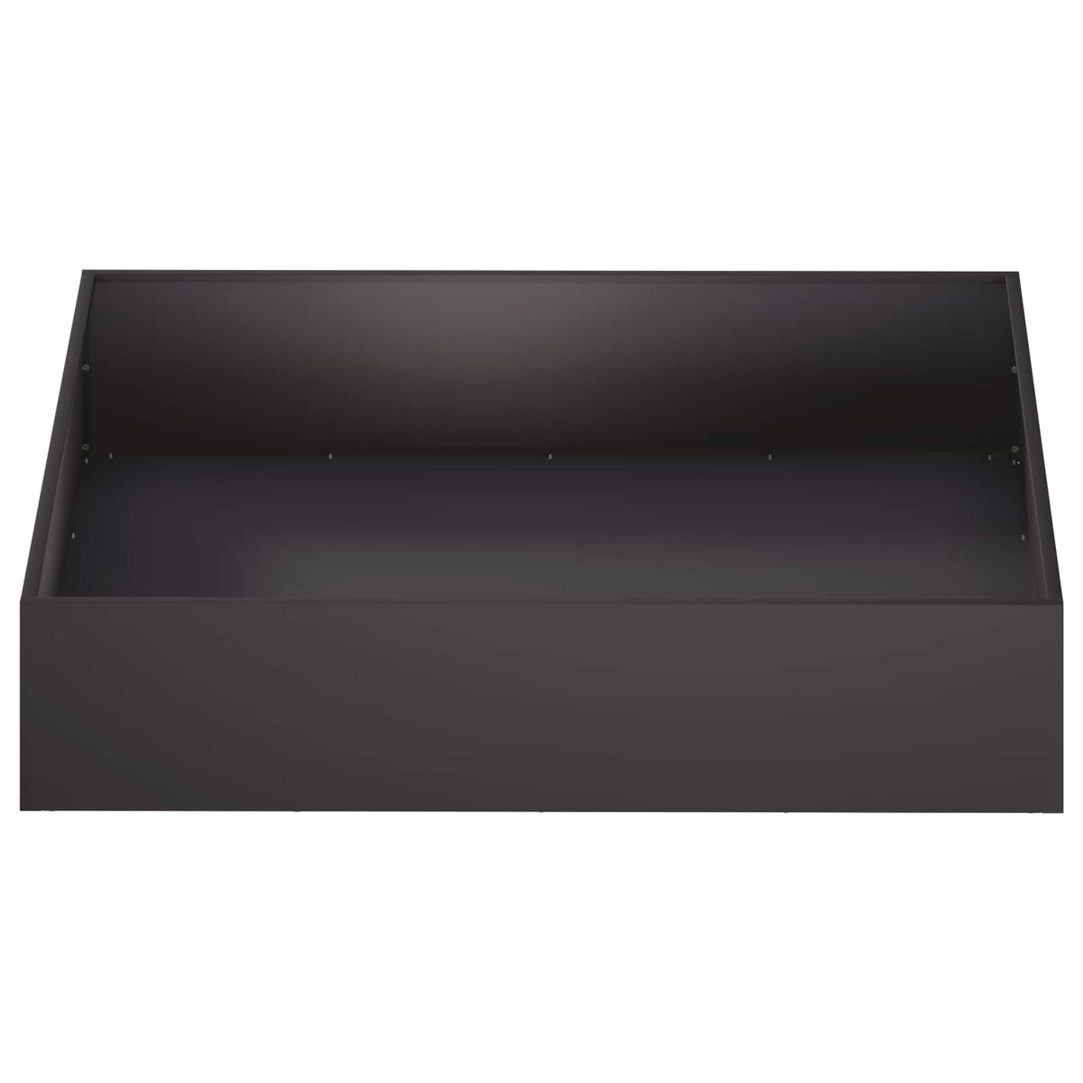 Macetero De Jardín 2 Uds. Negro 80 X 80 X 20 Cm_3