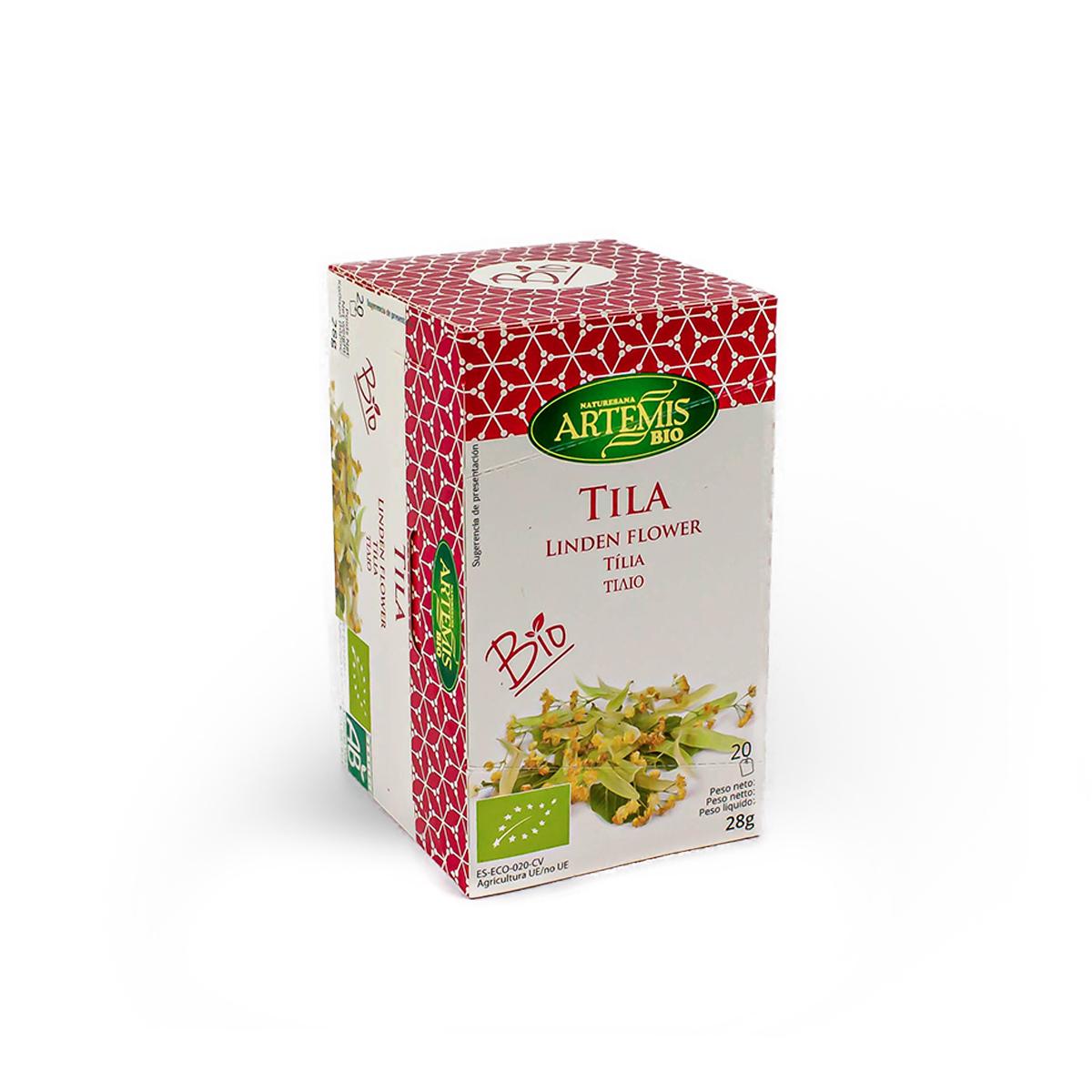 Saquetas de chá Artemis Bio Linden Infusion 20 saquetas