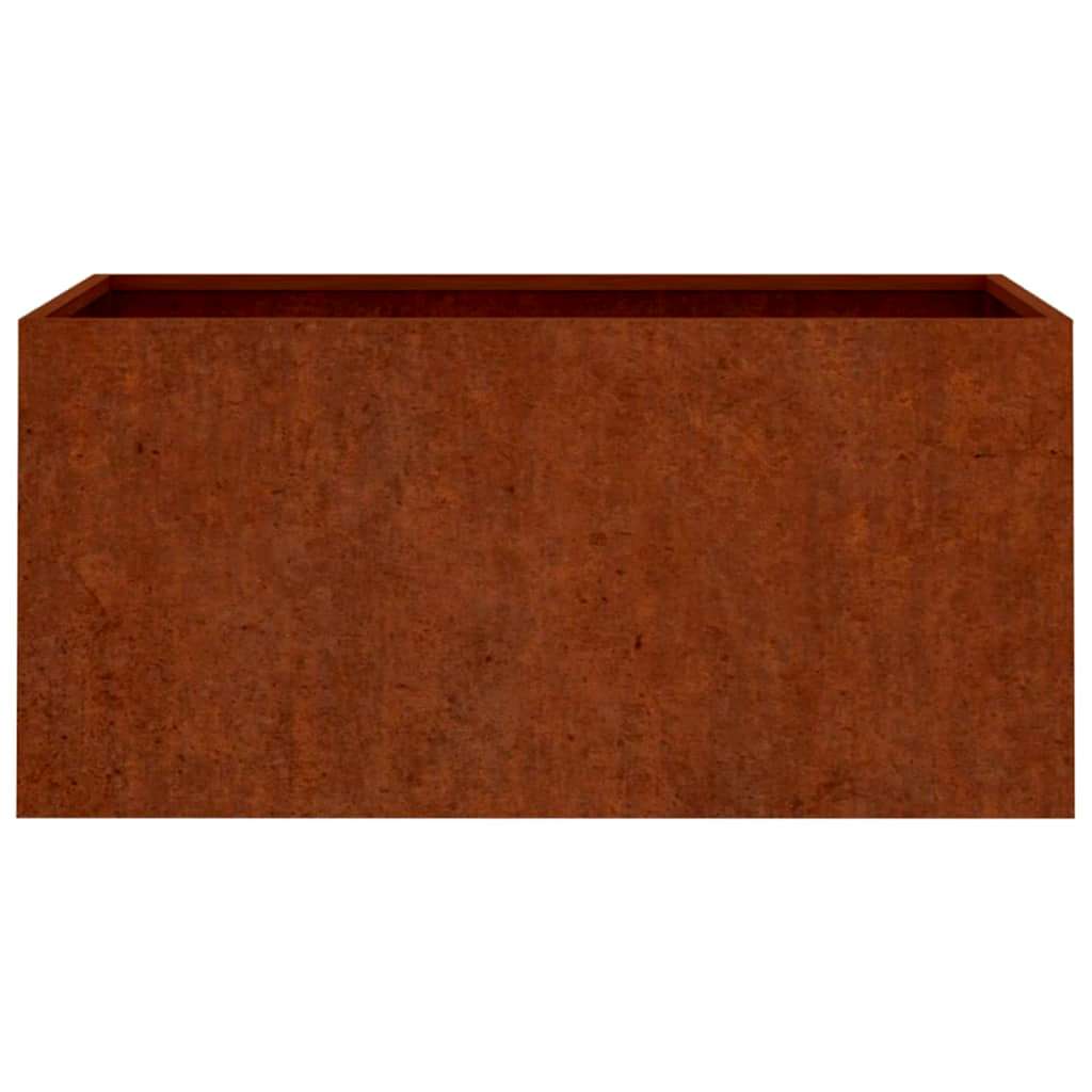 Jardinera De Acero Corten 62x30x29 Cm_4