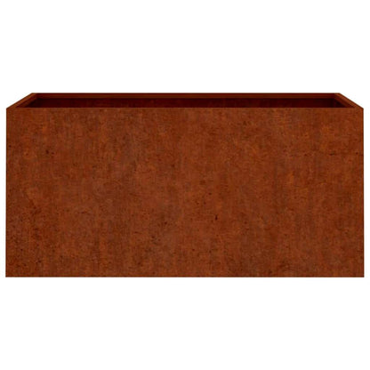Jardinera De Acero Corten 62x30x29 Cm_4