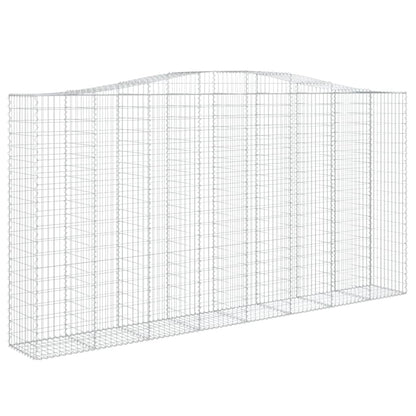Cestas De Gaviones 2 Uds Forma De Arco Hierro 400x50x200/220 Cm_2