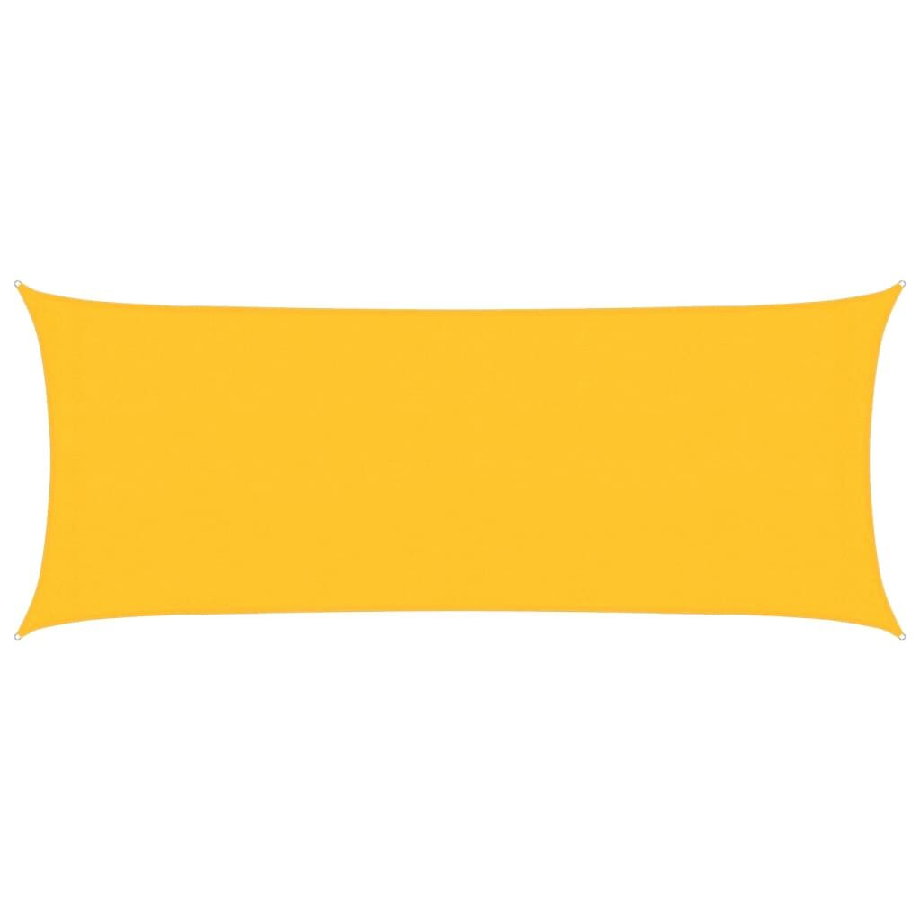 Vidaxl Toldo De Vela Rectangular Hdpe Amarillo 160 G/m² 2x4,5 M_0