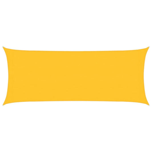 Vidaxl Toldo De Vela Rectangular Hdpe Amarillo 160 G/m² 2x4,5 M_0