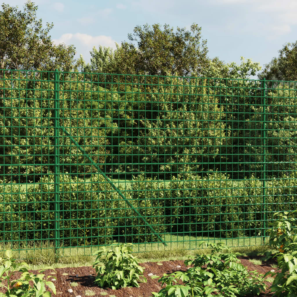 Cerca De Alambre De Acero Galvanizado Verde 1,8x25 M / Vetonek_4