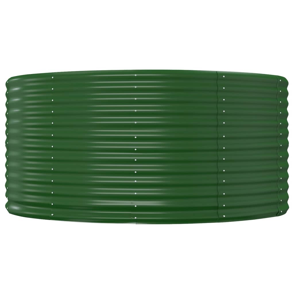 Arriate De Jardín Verde 140x140x68 Cm Acero Galvanizado_2