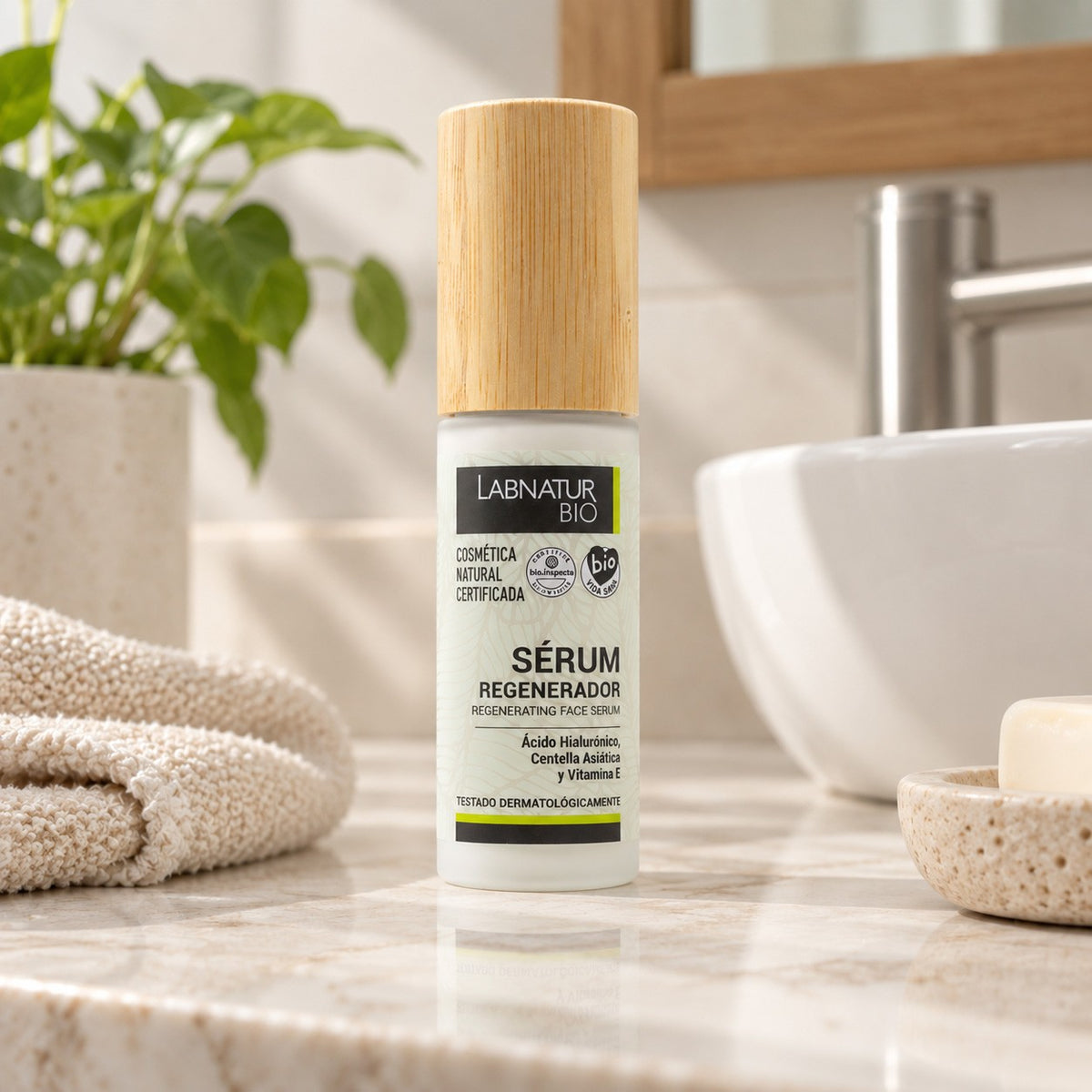 Sérum Facial Regenerador Labnatur Bio 30 ml | Regeneración, Firmeza, Elasticidad y Luminosidad | Vegano_2