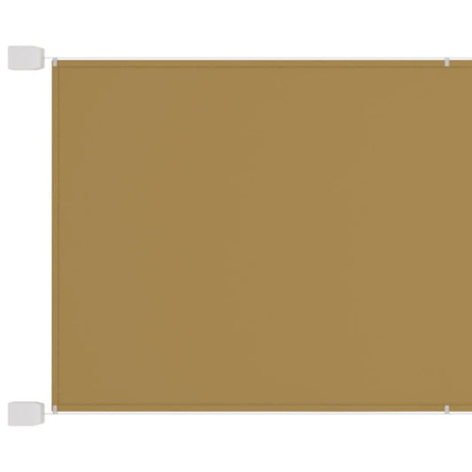 Vidaxl Toldo Vertical Beige 180x1200 Cm Tela Oxford_0