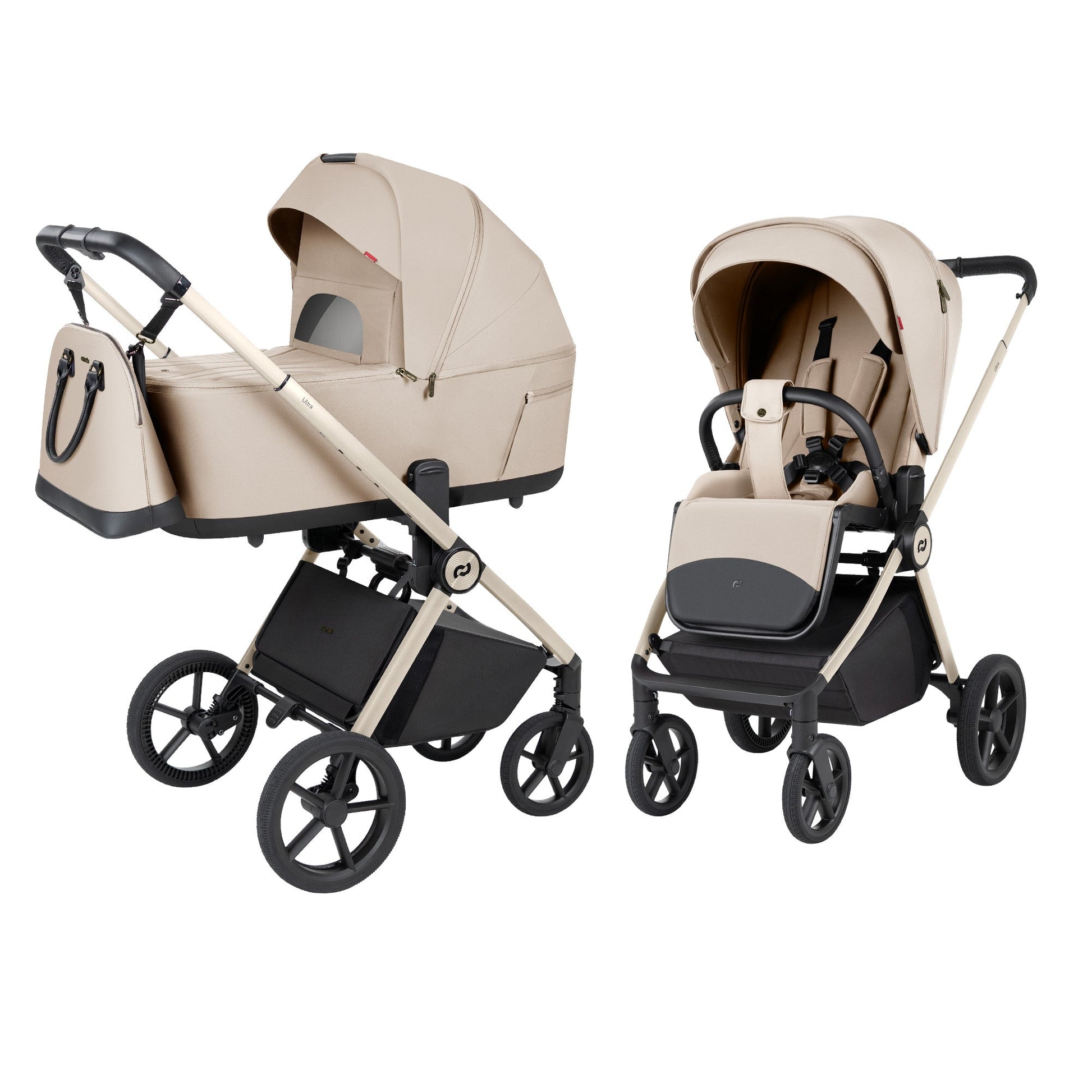 Carrello Carrito De Bebé Ultra F 2 En 1 Polar Beige_0