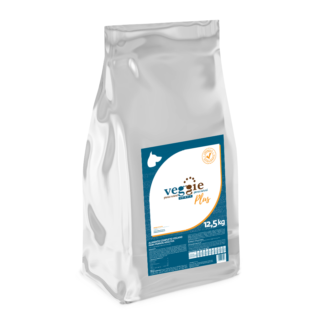 Comida Para Perros Veggieanimals Plus 12,5kg_0