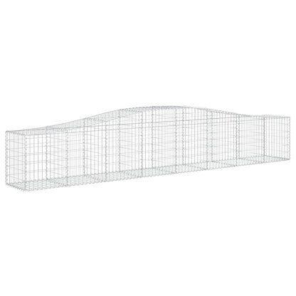 Cestas De Gaviones 20 Uds Forma De Arco Hierro 400x50x60/80 Cm_2