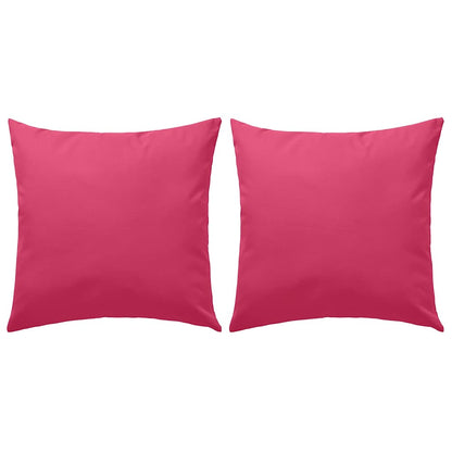 Vidaxl Cojines Para Exteriores 2 Unidades 45x45 Cm Rosa_0