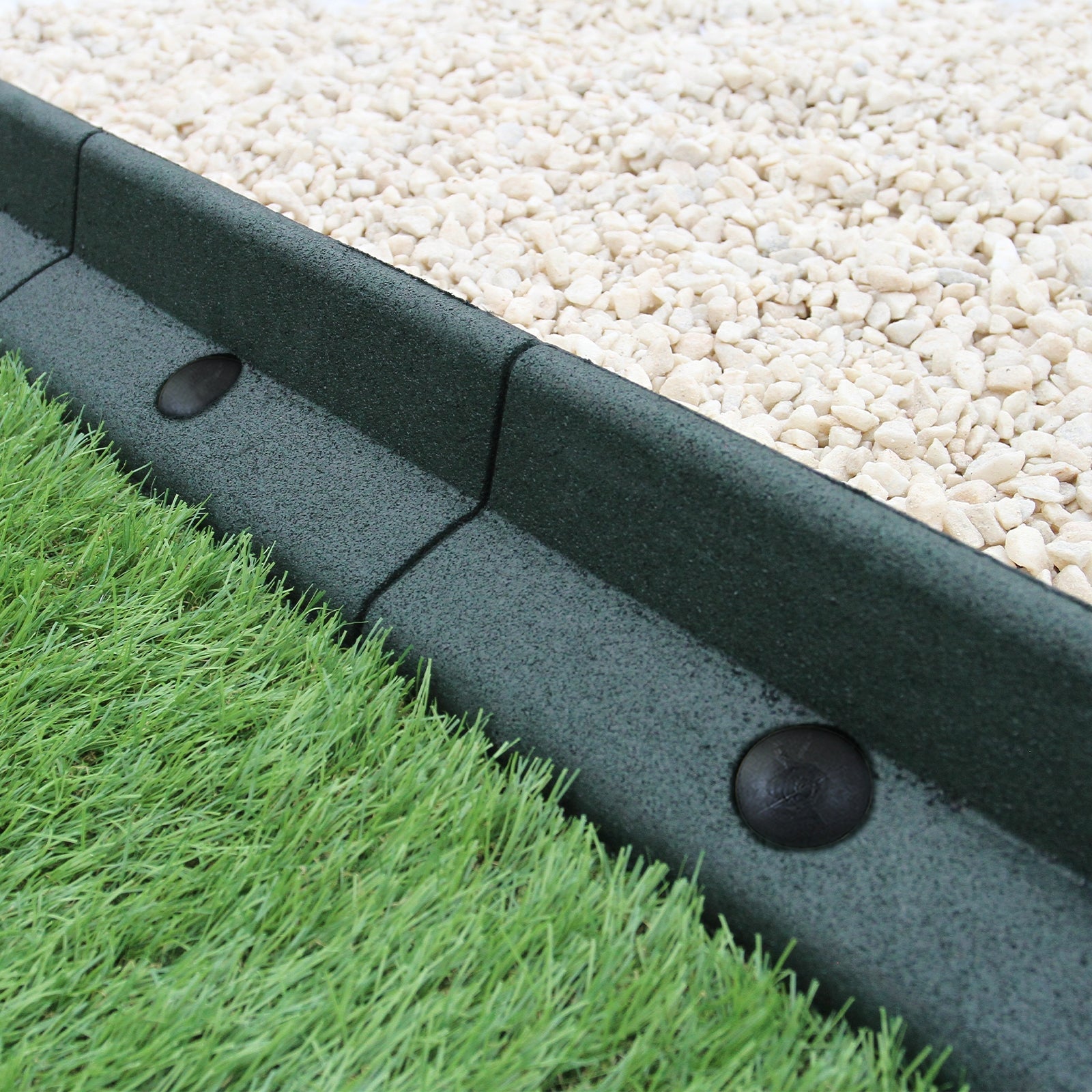 Bordes De Césped Verde Flexibles Jardín Bordes De Césped Paquete De 6 X 1.2m_2
