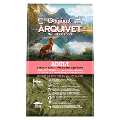 Ração para cães Arquivet Original Salmão e Arroz 12 Kg