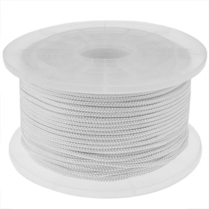 Cuerda Trenzada De Poliéster 100 M X 3 Mm Blanca_0