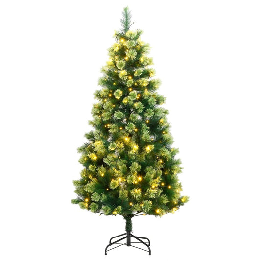 Vidaxl Árbol De Navidad Artificial Con Bisagras 150 Led 150 Cm_0
