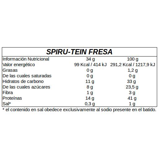 Spiru-Tein Morango Nature's Plus, 544 g